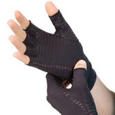 Carpal Tunnel Compression Gloves | Fingerless Support for Gaming Wrist, Finger, Hand and Thumb Pain
