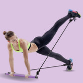Portable Pilates Bar Kit with Resistance Bands - Home Gym Workout Stick for Yoga, Stretching, and Strength Training - Full Body Toning Fitness Equipment