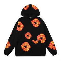 Denim Tears Orange Gradient Black Hoodie