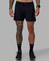 O.G. UltraAir 5" Lined Performance Short - Black-Reflective