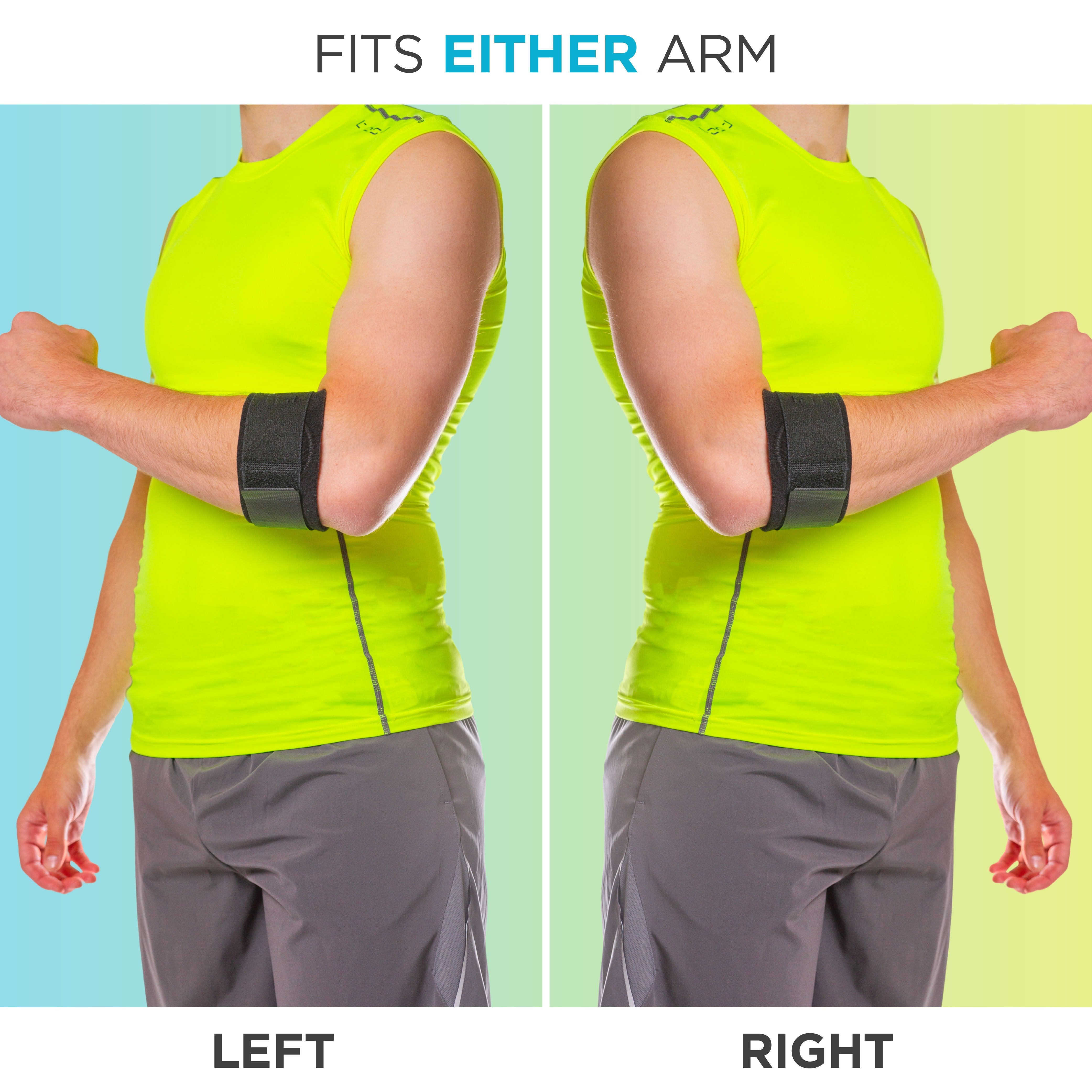 Counterforce Brace | Tendonitis Strap Support Band for Tennis & Golfers Elbow Pain