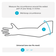 Bicep Tendonitis Brace | Upper Arm, Tricep Compression Band for Sore Muscle Treatment, Strains & Tears