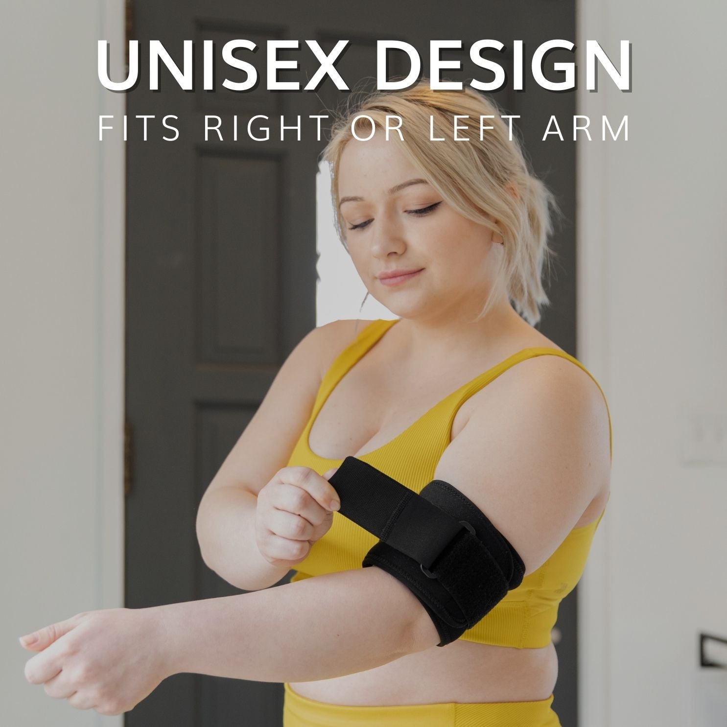 Bicep Tendonitis Brace | Upper Arm, Tricep Compression Band for Sore Muscle Treatment, Strains & Tears