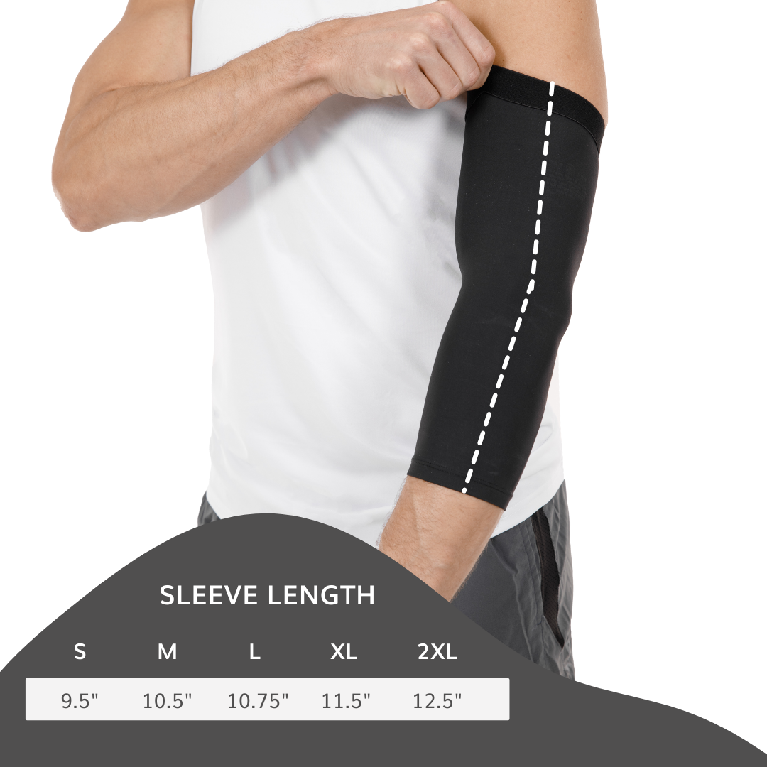 Copper Elbow Compression Sleeve | Arm Support Brace for Tennis Elbow & Tendonitis Treatment (Pack of 1) - FINAL SALE