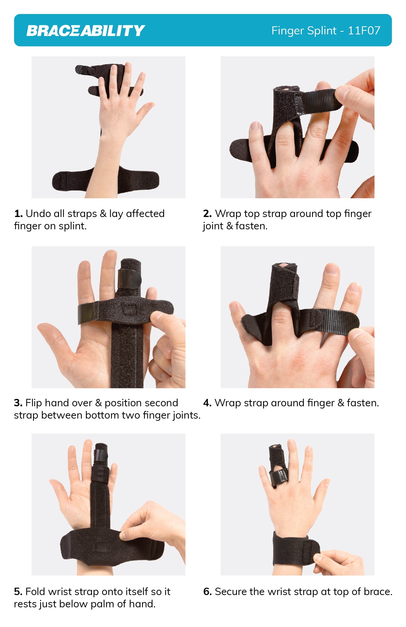 Finger Immobilizer Splint | Support Brace for Trigger Finger, Sprained or Broken Knuckle Treatment - FINAL SALE