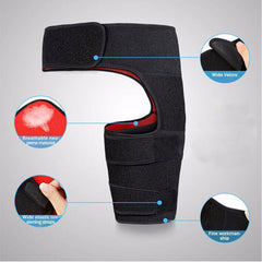 Ortho-Wrap Hip Brace for Sciatica and Groin Strain - Adjustable Compression Support for Hamstring, Labral Tear, and Pelvic Pain Relief