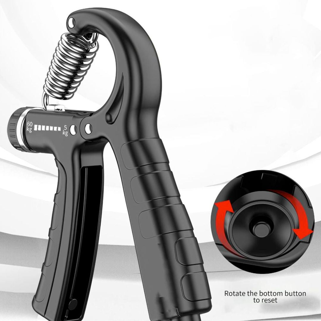 Adjustable Hand Gripper Strength Trainer - 10kg to 60kg Heavy Duty Grip Exerciser for Arthritis, Carpal Tunnel, and Forearm Rehabilitation
