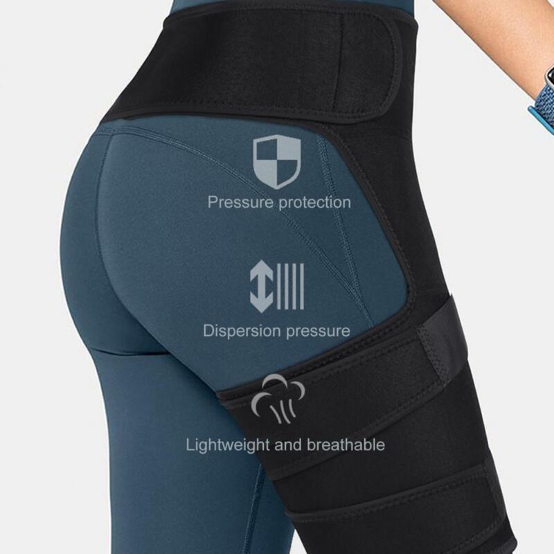 Ortho-Wrap Hip Brace for Sciatica and Groin Strain - Adjustable Compression Support for Hamstring, Labral Tear, and Pelvic Pain Relief