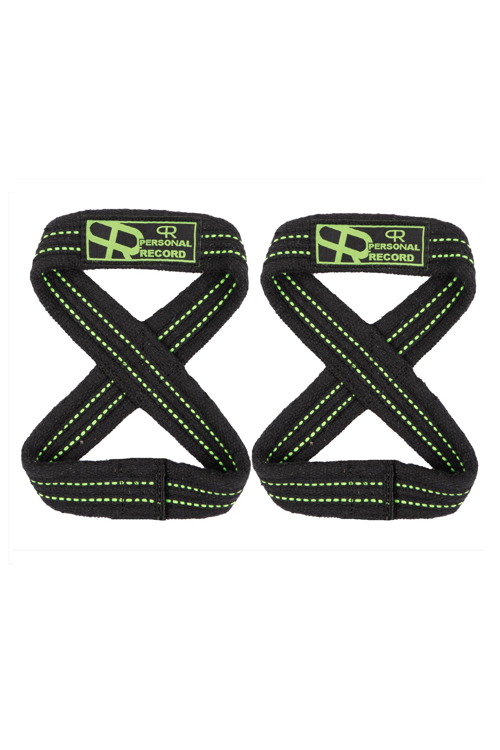 Figure 8 Lifting Straps - Black/Neon
