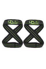Figure 8 Lifting Straps - Black/Neon