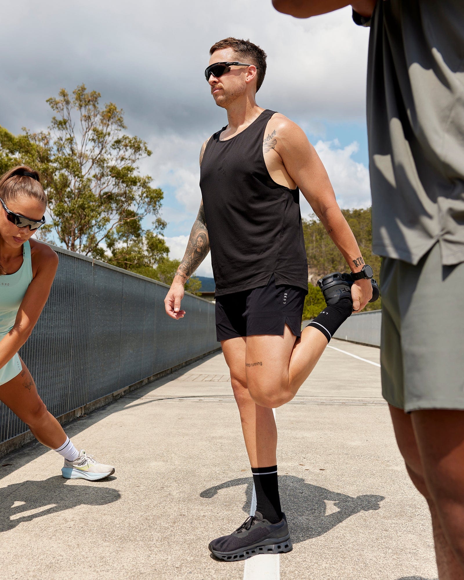O.G. UltraAir 5" Lined Performance Short - Black-Reflective