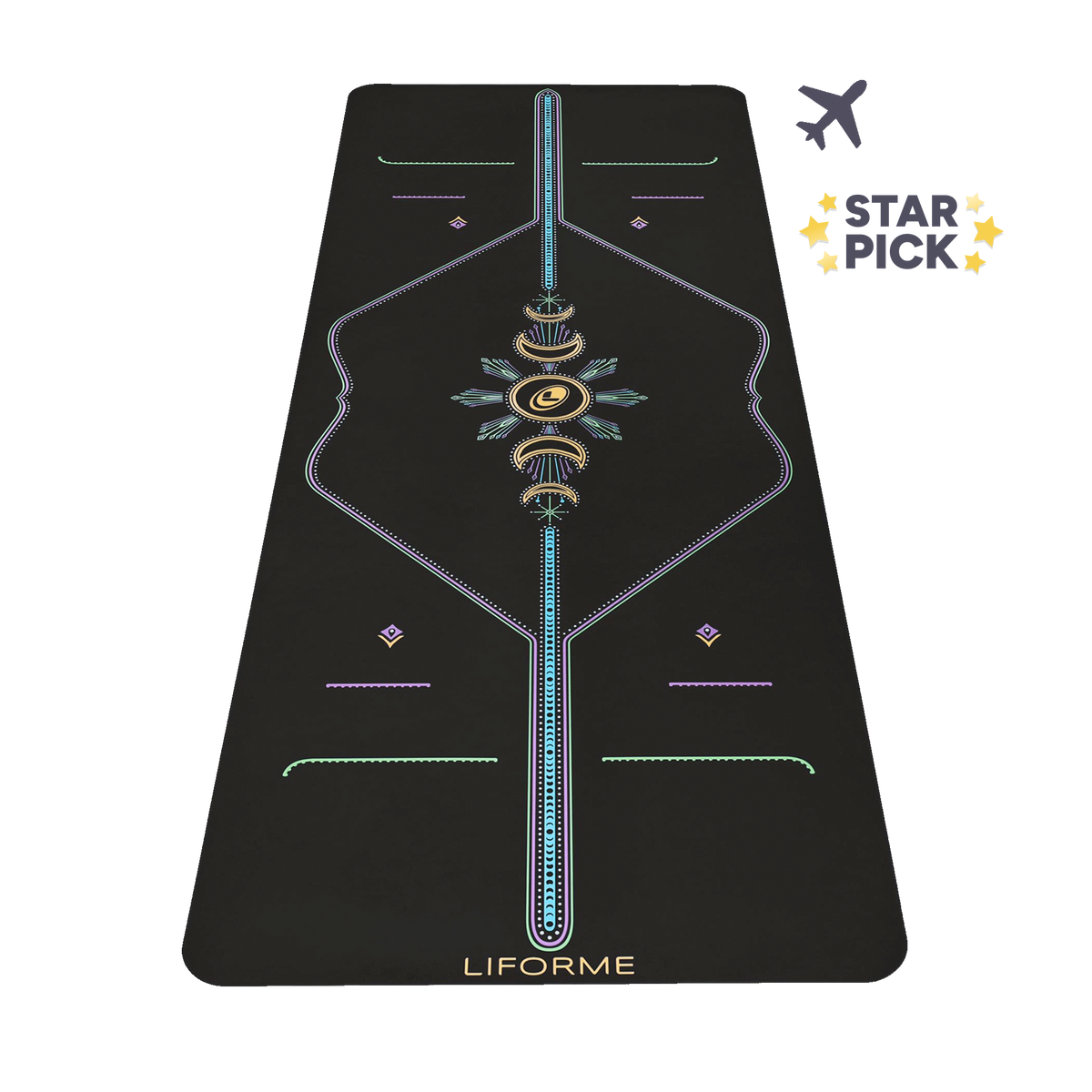Liforme Cosmic Moon Travel Yoga Mat