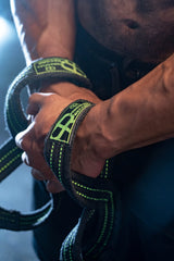 Figure 8 Lifting Straps - Black/Neon