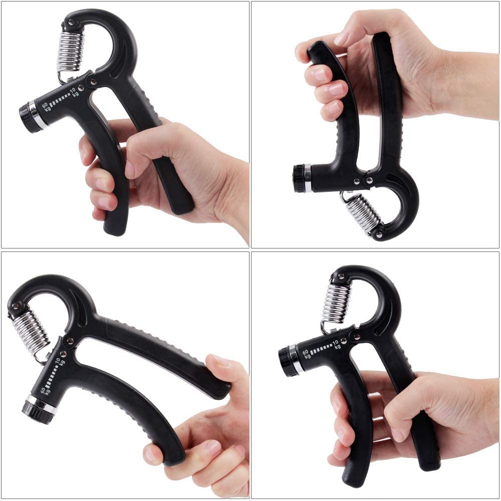 Adjustable Hand Gripper Strength Trainer - 10kg to 60kg Heavy Duty Grip Exerciser for Arthritis, Carpal Tunnel, and Forearm Rehabilitation