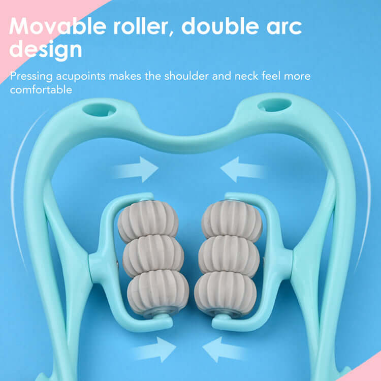 6-Wheel Pressure Point Neck Massager