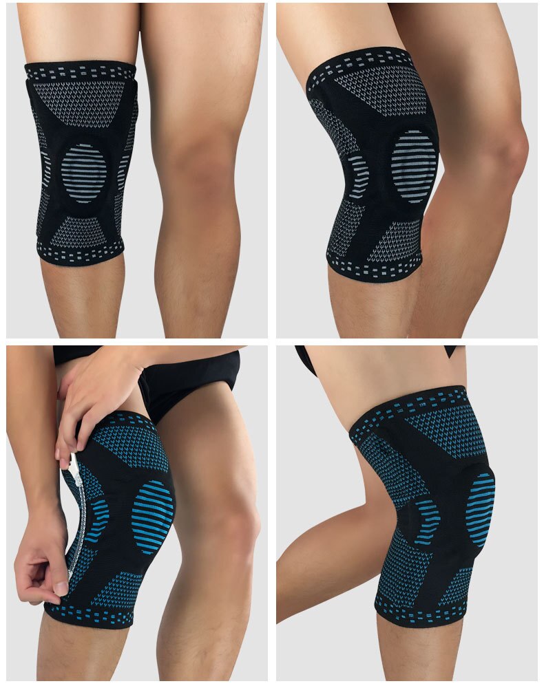 Ultra Knee Support Brace with Lateral Stabilizers - Adjustable Compression Patella Wrap for Meniscus Tear, ACL, and High-Impact Sports Recovery