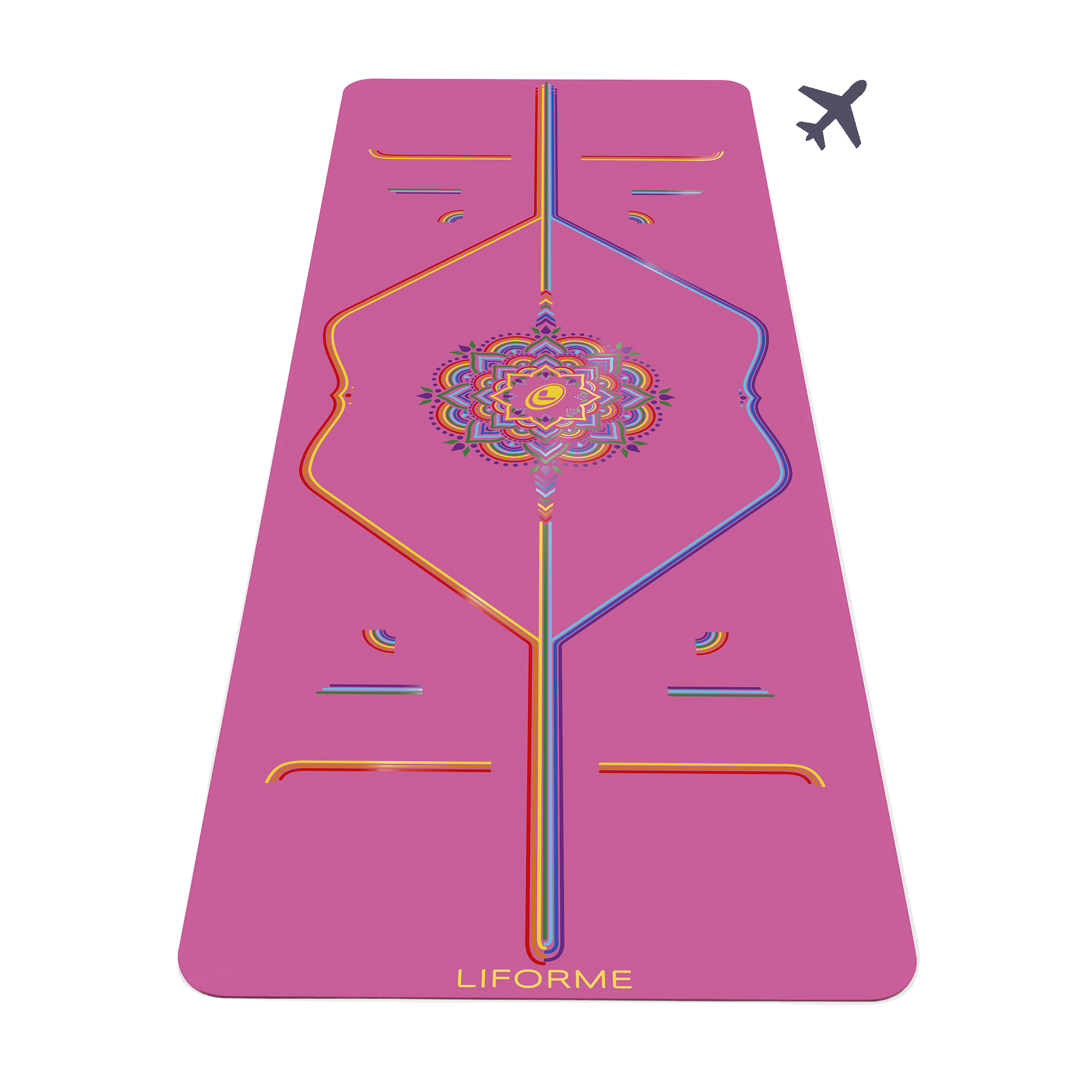 Liforme Rainbow Travel Yoga Mat