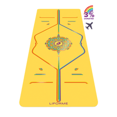 Liforme Rainbow Travel Yoga Mat