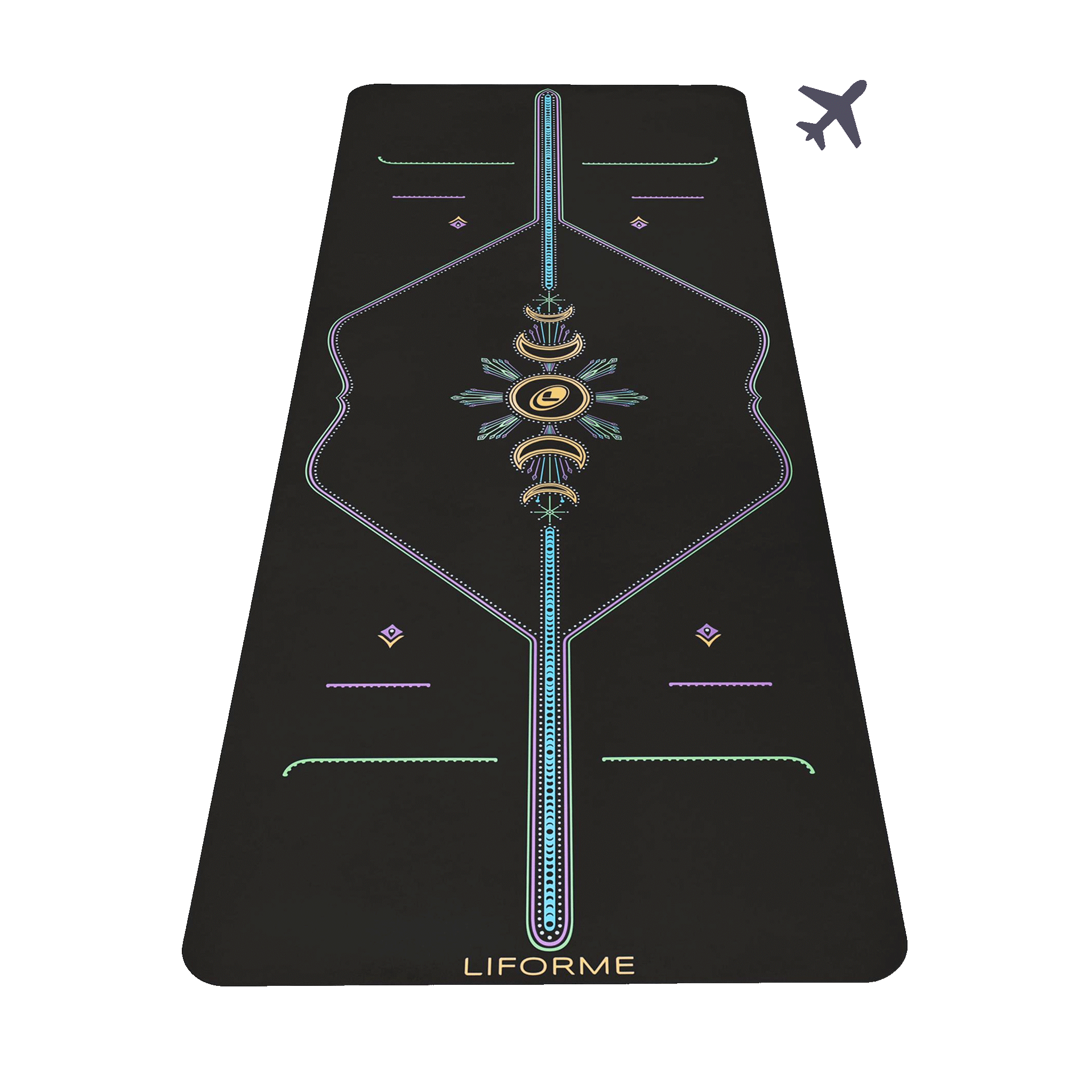 Liforme Cosmic Moon Travel Yoga Mat