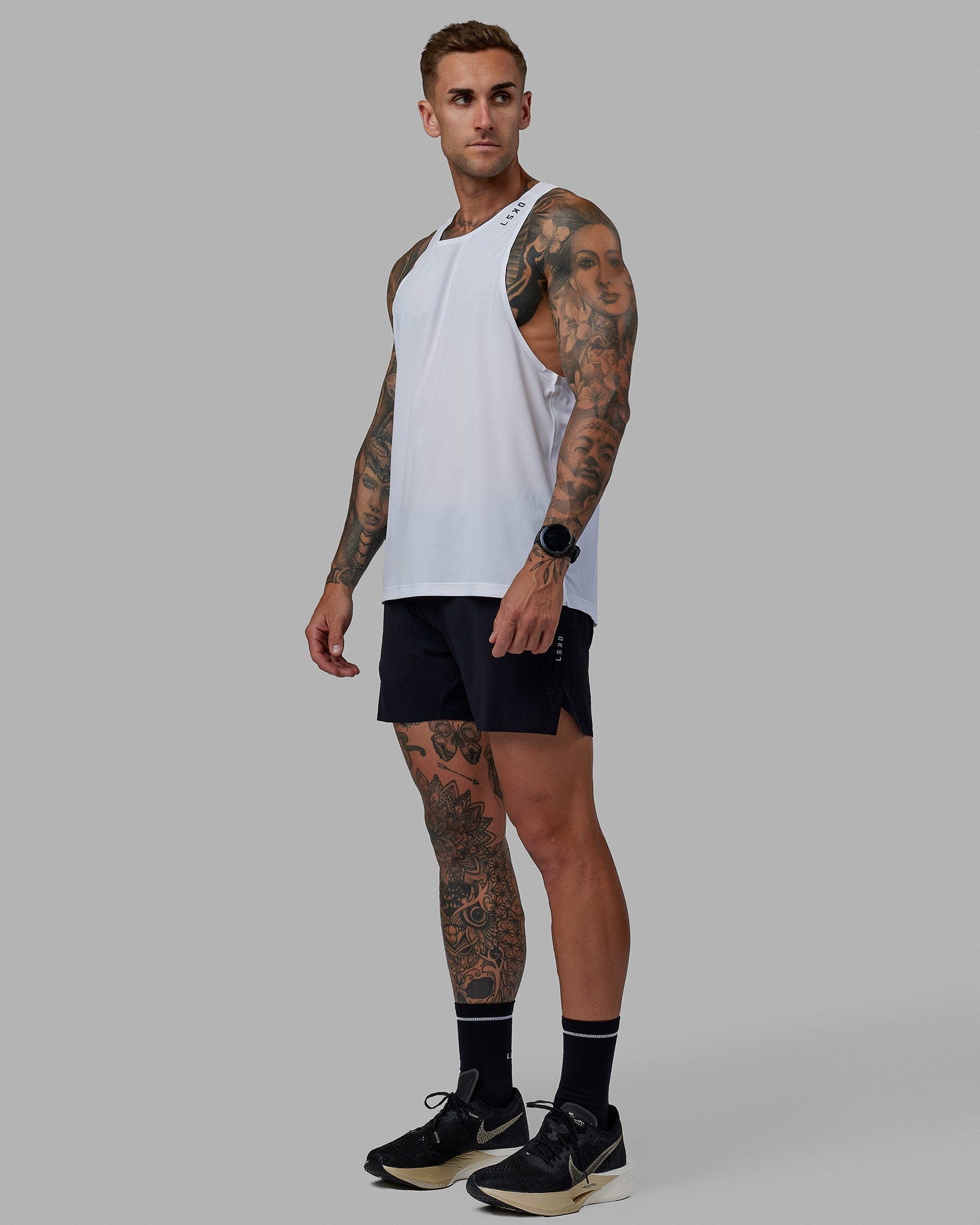 O.G. UltraAir 5" Lined Performance Short - Black-Reflective