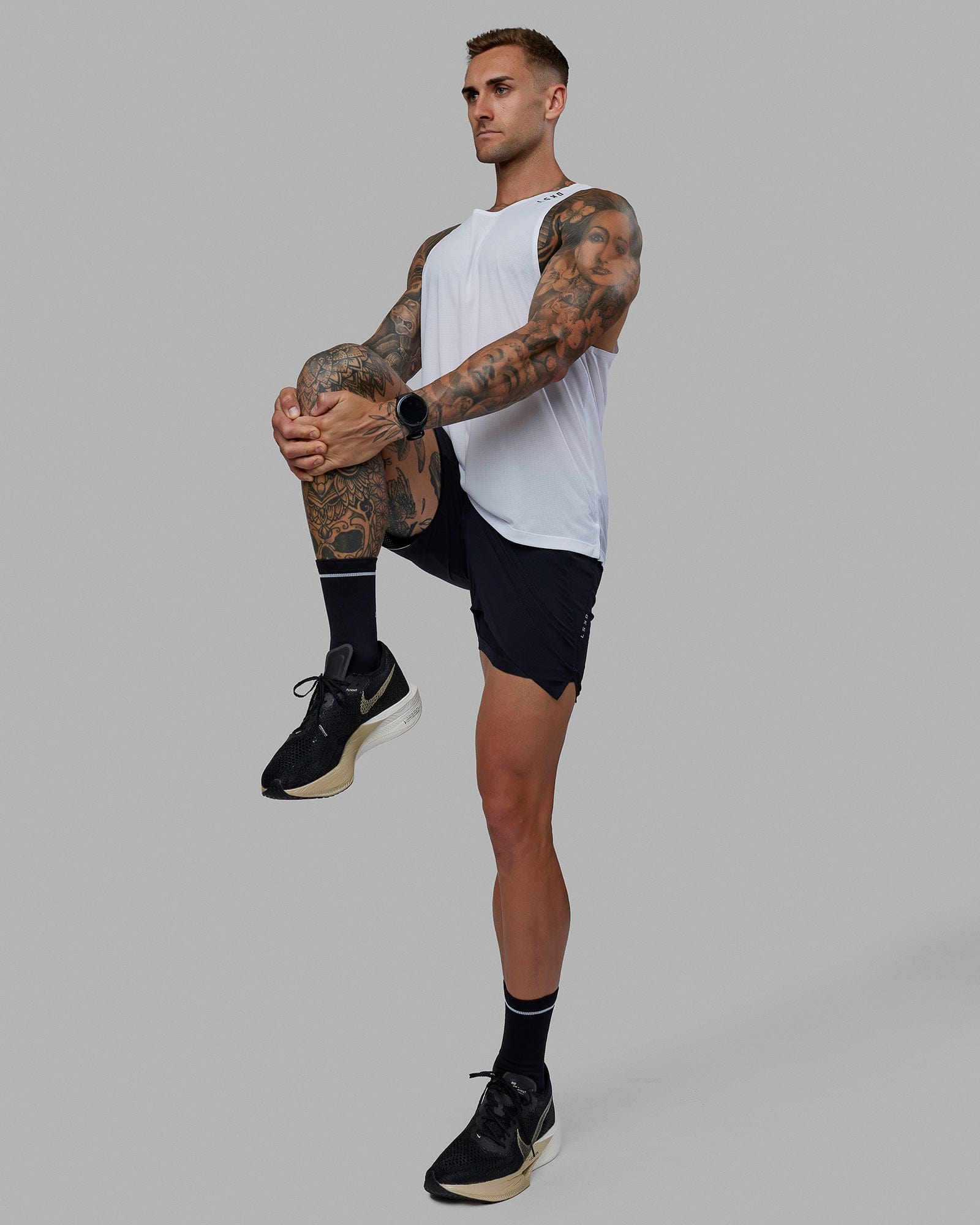 O.G. UltraAir 5" Lined Performance Short - Black-Reflective