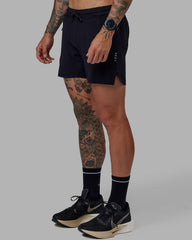 O.G. UltraAir 5" Lined Performance Short - Black-Reflective