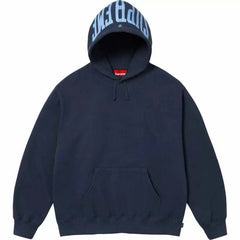 Supreme潮牌连帽卫衣男秋冬加绒宽松街头嘻哈外套纯色长袖套头衫 (24)