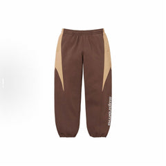 Supreme Curved Panel Track Pants - Brown/Tan