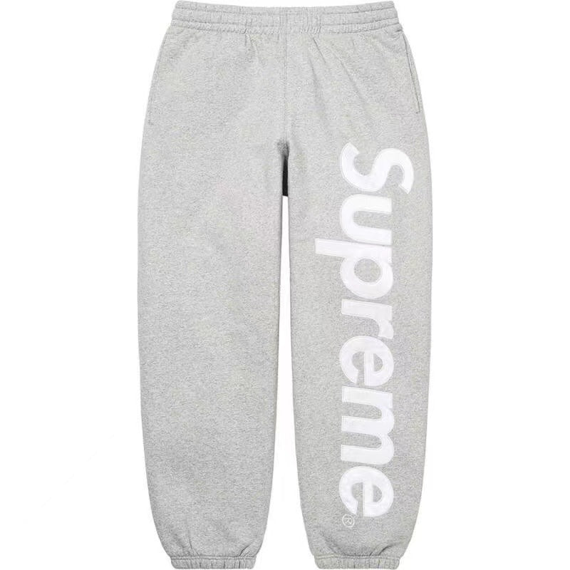 Supreme Vertical Logo Sweatpants - Grey