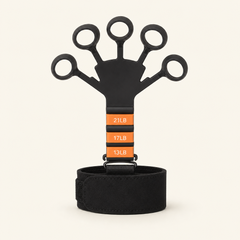Adjustable Finger Exerciser & Grip Strength Trainer - 6 Resistance Levels for Rock Climbing, Guitar Players, Arthritis Relief, and Forearm Recovery