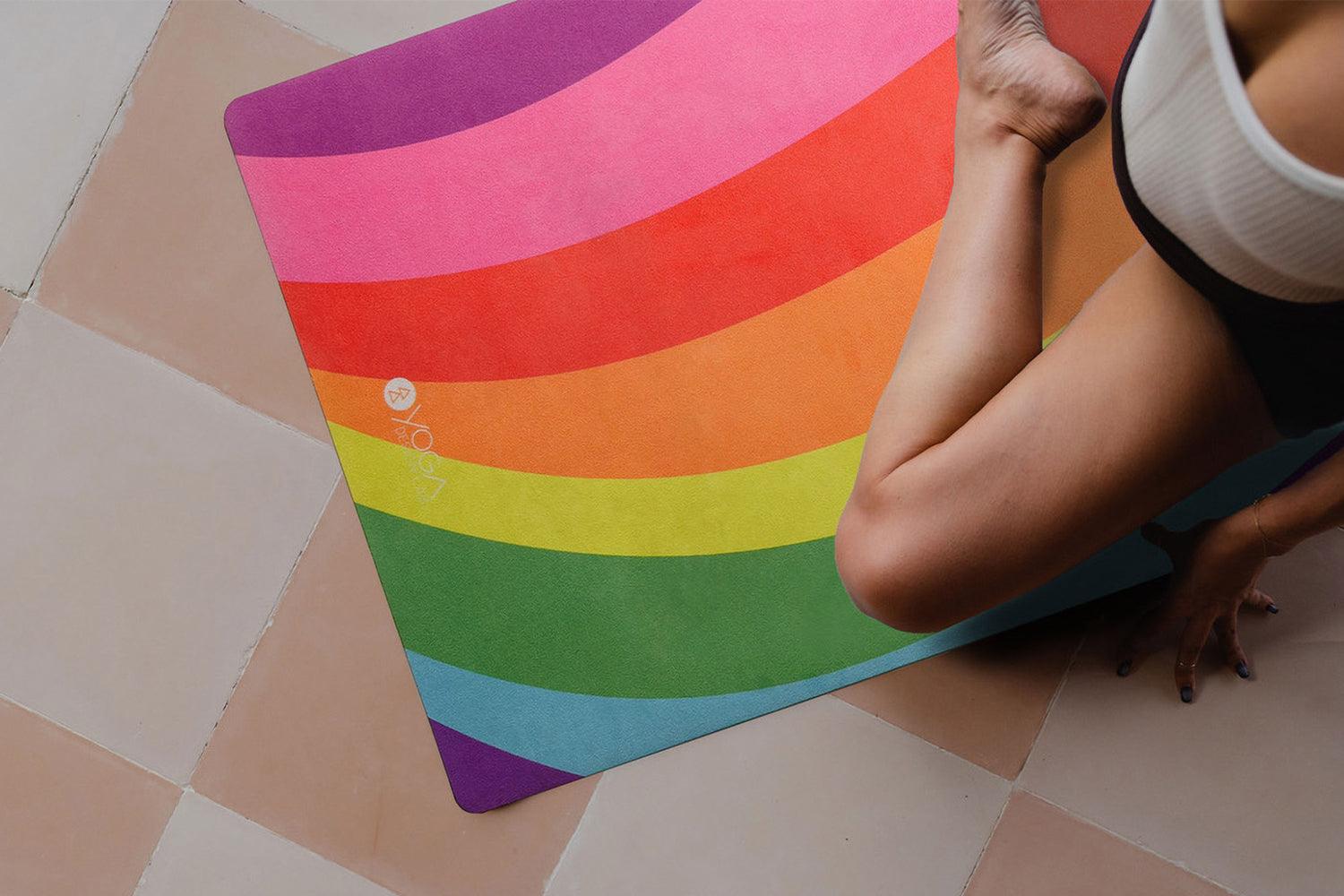 Combo Yoga Mat - Rainbow