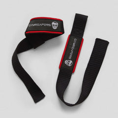 Lifting Straps | Premium Padded Weightlifting Straps - Black/Red