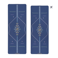 Liforme Cosmic Moon Yoga Mat & Travel Mat Bundle