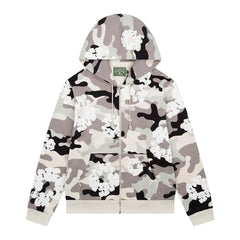 Denim Tears Wreath Zip Hoodie 'White Camo'
