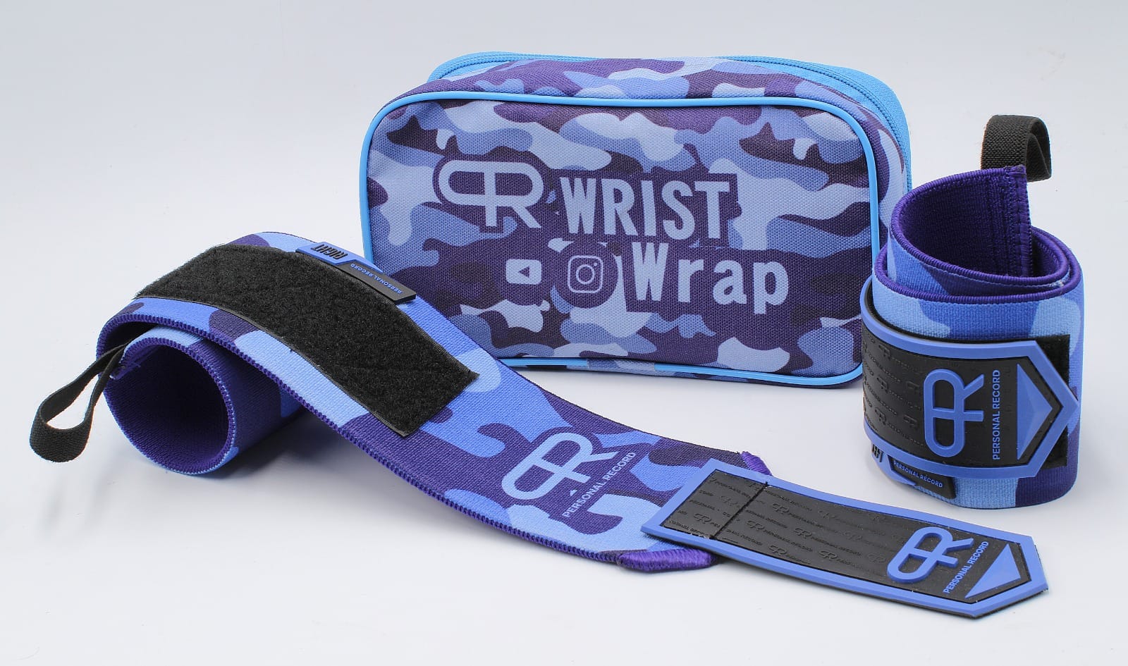 Wrist Wraps - Blue Camo