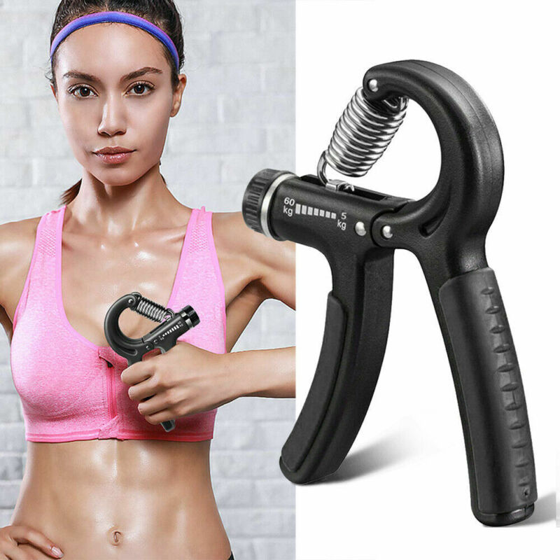 Adjustable Hand Gripper Strength Trainer - 10kg to 60kg Heavy Duty Grip Exerciser for Arthritis, Carpal Tunnel, and Forearm Rehabilitation