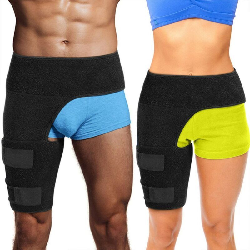Ortho-Wrap Hip Brace for Sciatica and Groin Strain - Adjustable Compression Support for Hamstring, Labral Tear, and Pelvic Pain Relief