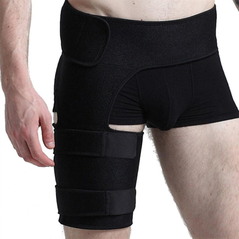 Ortho-Wrap Hip Brace for Sciatica and Groin Strain - Adjustable Compression Support for Hamstring, Labral Tear, and Pelvic Pain Relief