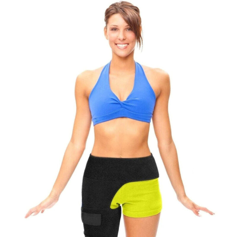 Ortho-Wrap Hip Brace for Sciatica and Groin Strain - Adjustable Compression Support for Hamstring, Labral Tear, and Pelvic Pain Relief