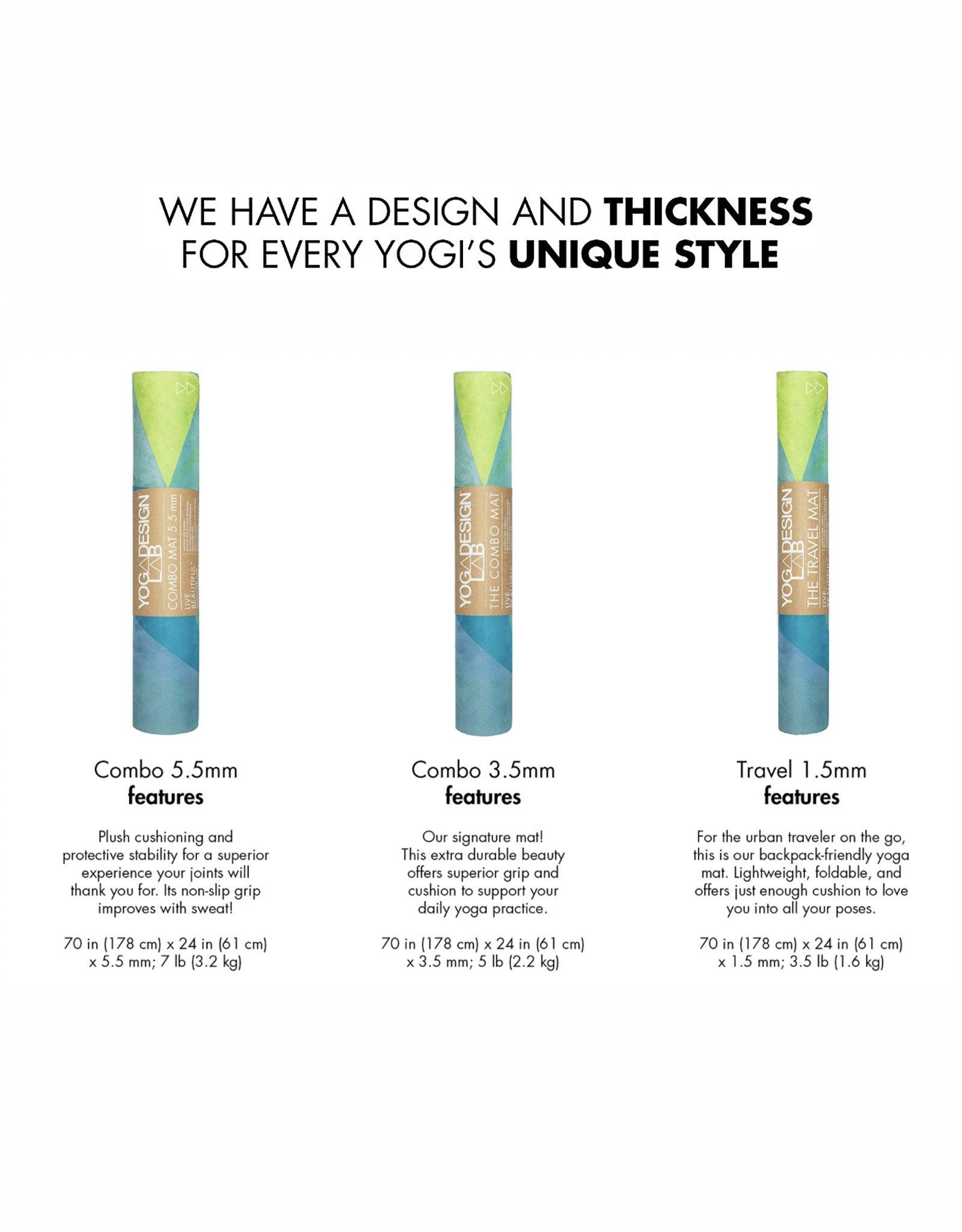 Travel Combo Yoga Mat - Tribeca Sand