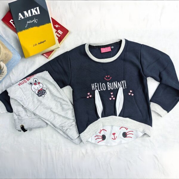 Hello Bunny Sweat Shirt and Pant Set